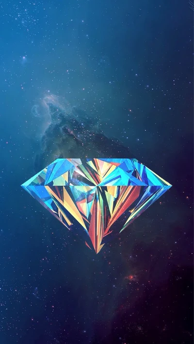 Cosmic Diamond: A Triangular Gem in Celestial Space