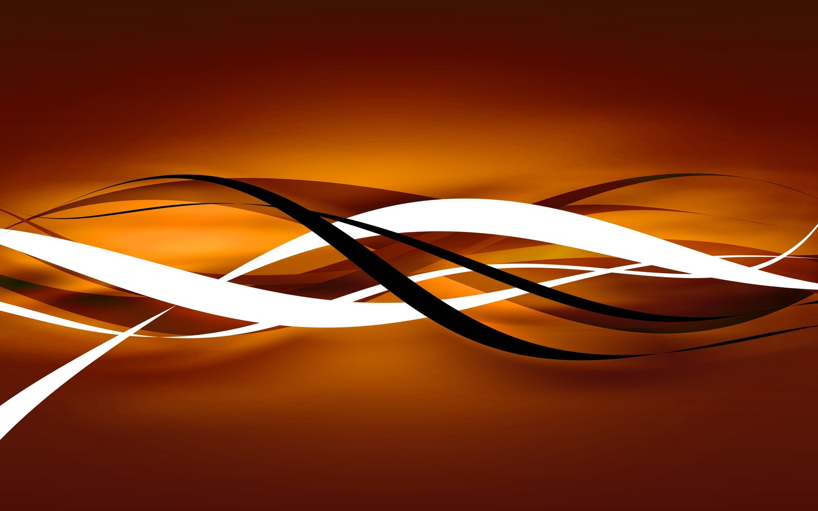 Abstract background with a curved line of white and black lines (orange, yellow, light, line, circle)