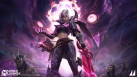 mobile legends bang bang, benedetta death oath, skin, mobile game, games wallpaper