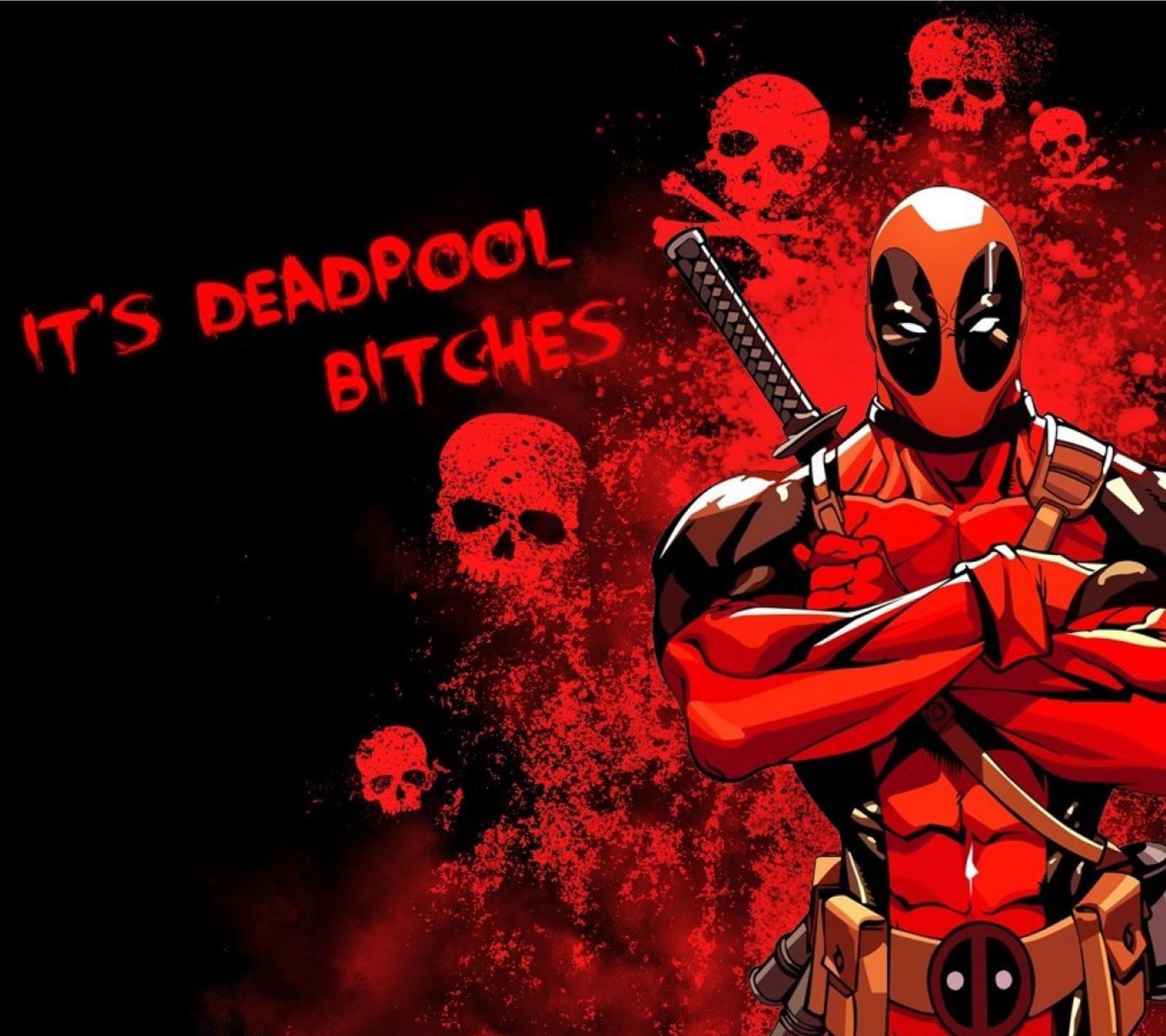 Deadpool bitchs wallpaper by the - deadpool - bitchs (comics, deadpool, marvel)