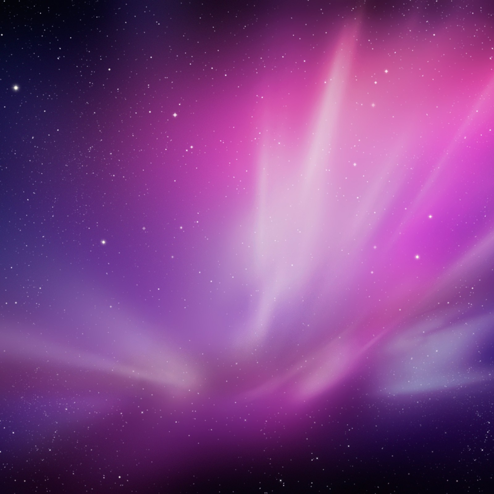 Purple and blue wallpaper with stars and a purple and blue background (apple, lion, mac osx)