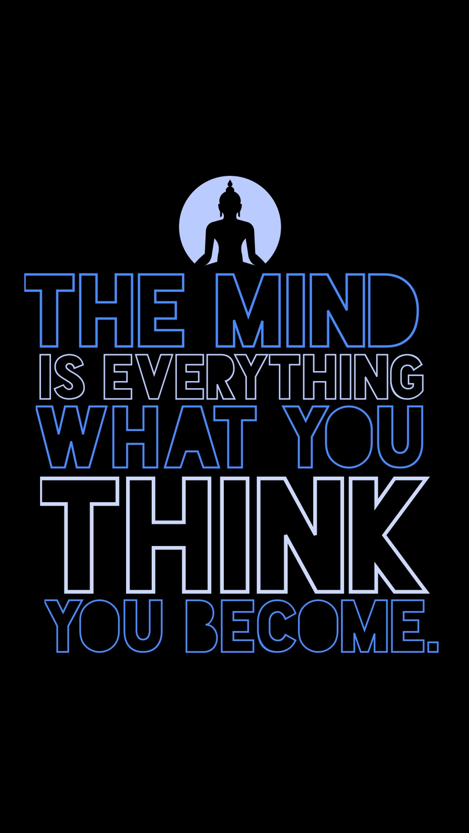 become, buddha, everything, mind, quotes Download Wallpaper