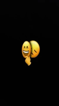 одинокий, чёрный, эмодзи, грустный эмодзи, emojis