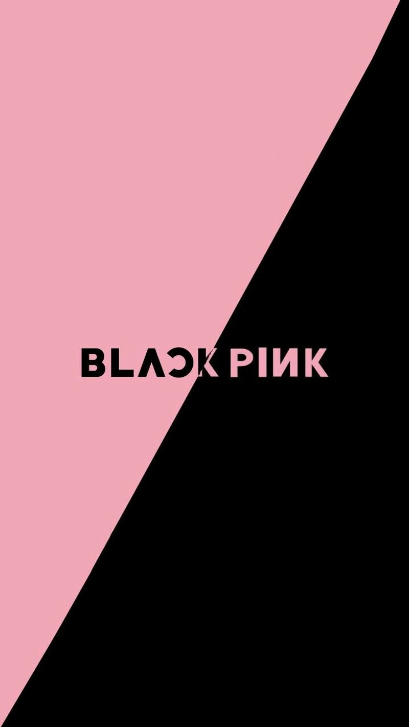 Черно-розовый фон с надписью black pink (чёрный, цвета, розовый)