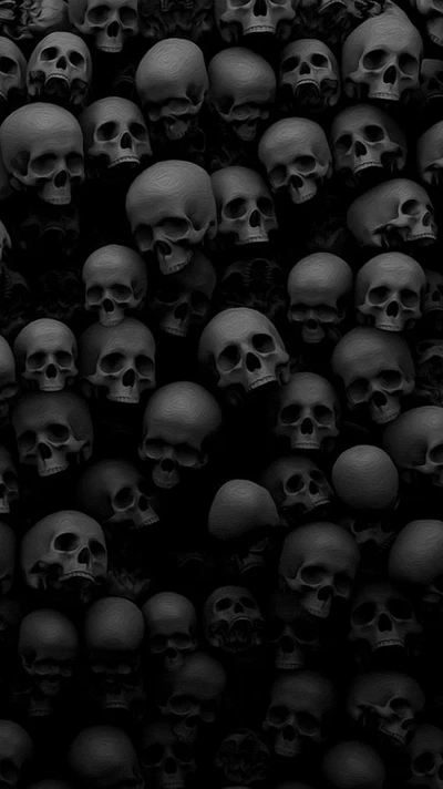 Dark Abyss of Skulls: A Haunting Collection