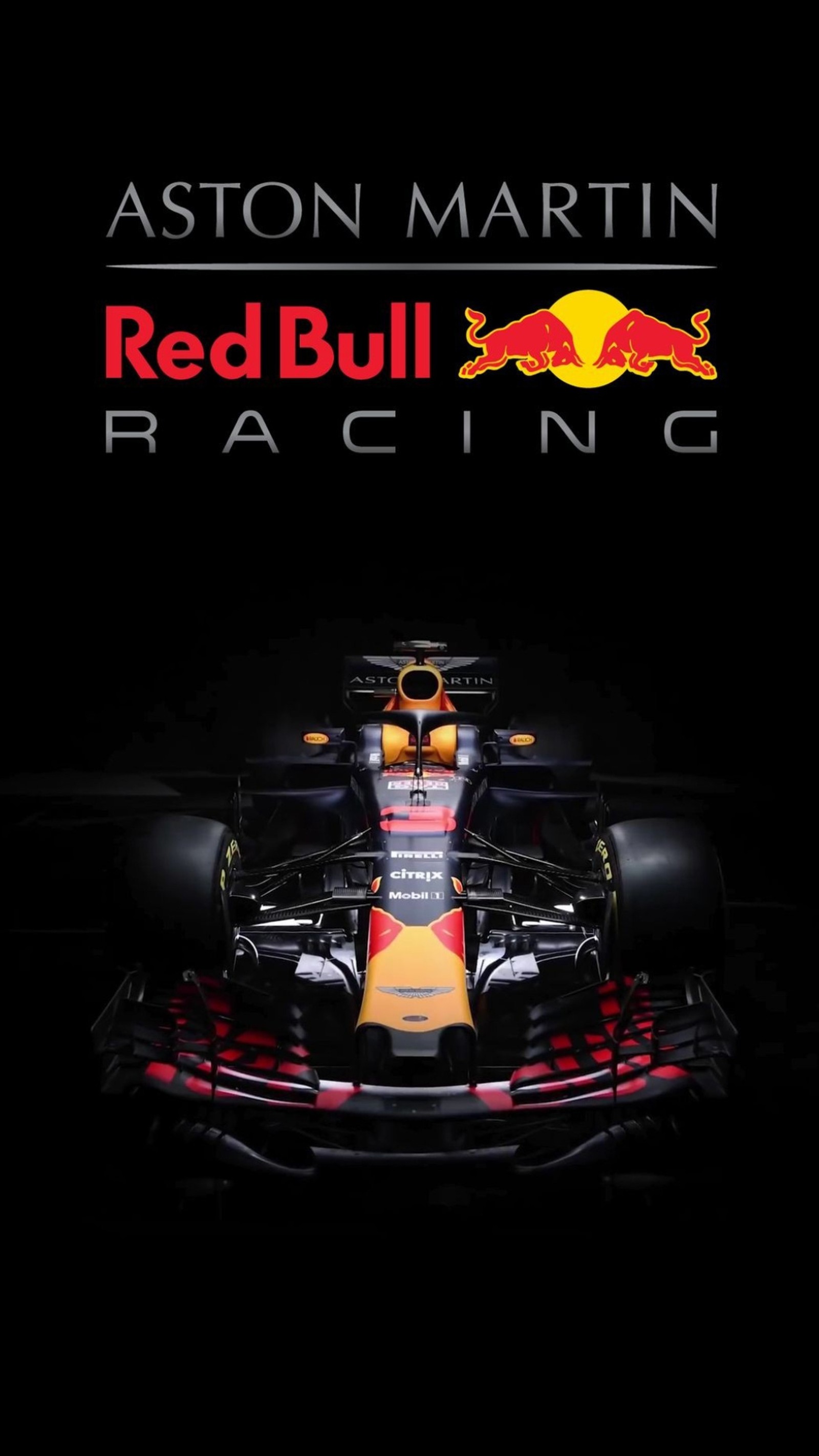 Nahaufnahme eines red bull rennwagens auf schwarzem hintergrund (auto, f1, schnell, formel, formel 1)