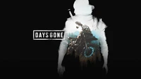 Days Gone: Deacon St. John auf schwarzem Hintergrund - 4K offenes Hintergrundbild