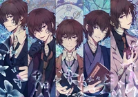 osamu dazai, bungo stray dogs, 5k, anime, 4k hintergrund