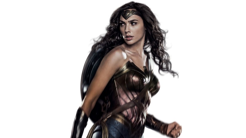 Женщина в костюме идет с мечом (галь гадот, gal gadot, чудо женщина, wonder woman, batman)