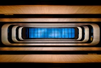 Symmetrical Atrium Skylight at Bush Pavilion Hotel, London