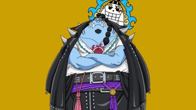 Jinbe : Le Guerrier Homme-Poisson de One Piece Rouge