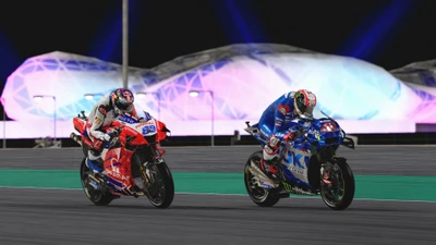 Intense Night Racing in MotoGP 22: Thrilling Motorcycle Showdown