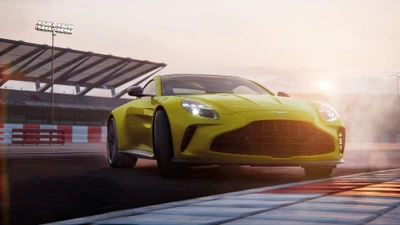 2024 Aston Martin Vantage: Rendimiento impactante en un atrevido acabado amarillo