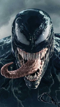 black, venom, movie, marvel, 2018