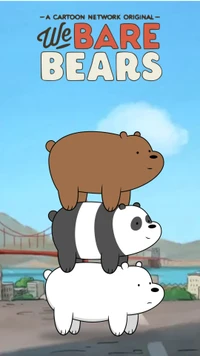 bearstack, cartoon network, lindo, we bare bears