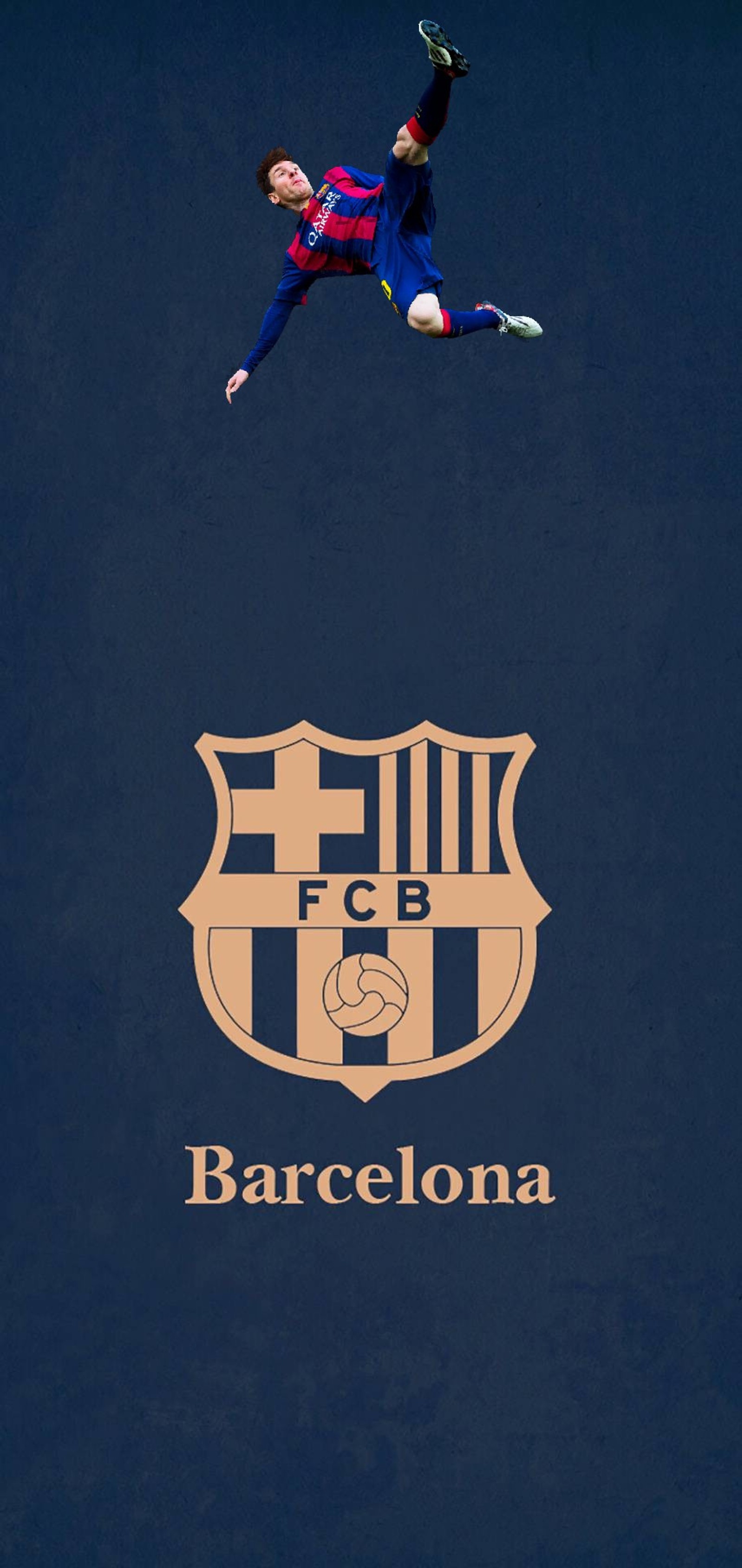 barcelona, chilena, futbol, messi, notch Download Wallpaper