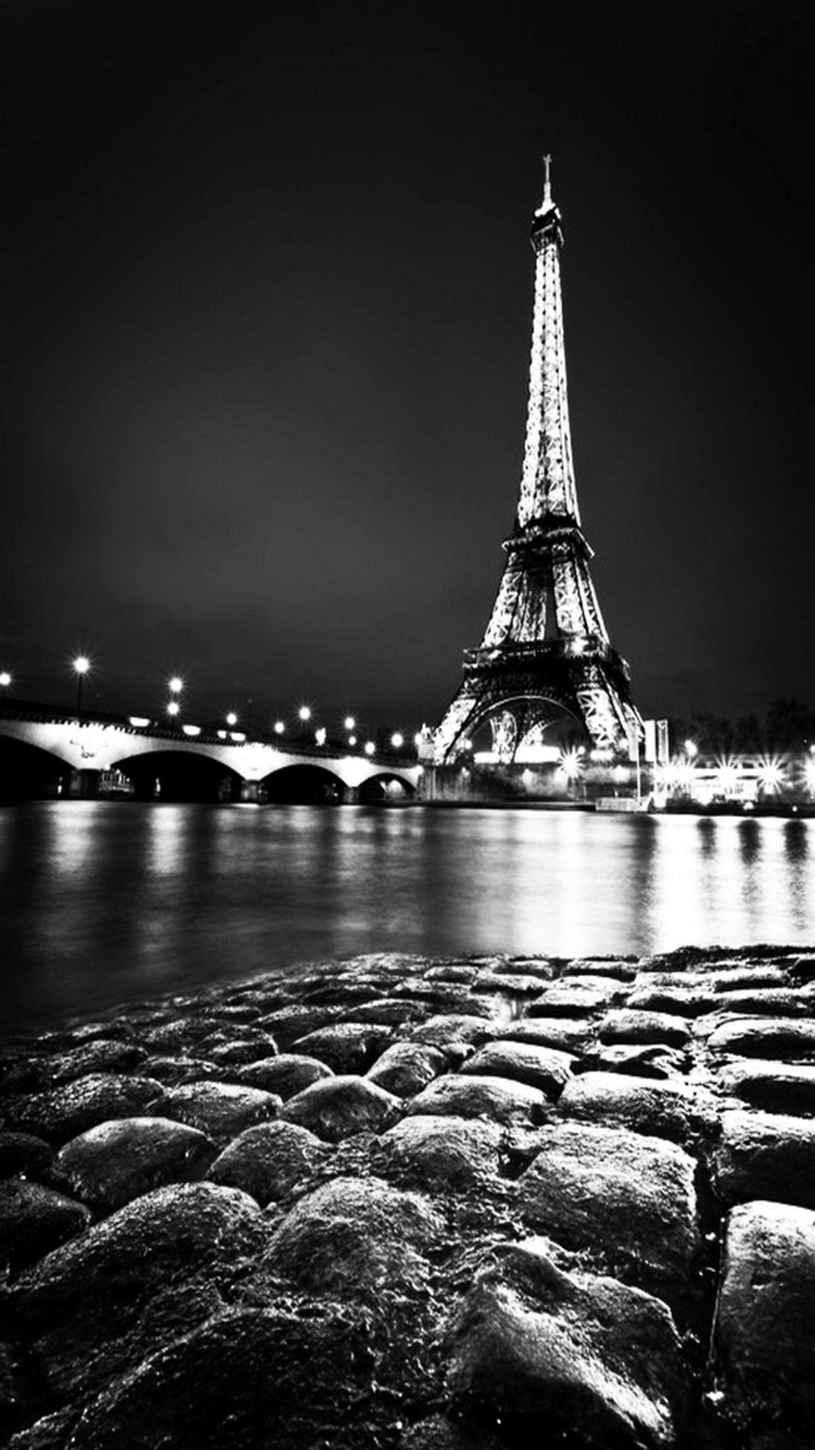 eiffel, france, night, paris, tower Download Wallpaper