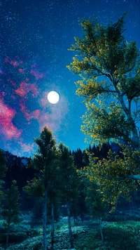 days gone, galaxy, game, moon, nature wallpaper