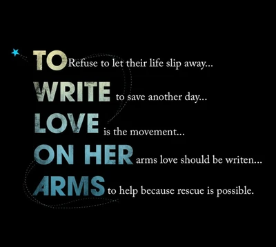 Writing Love on Her Arms: A Message of Hope and Support