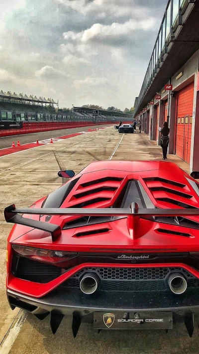 lamborghini, rouge, voiture, hypercar, supersportive