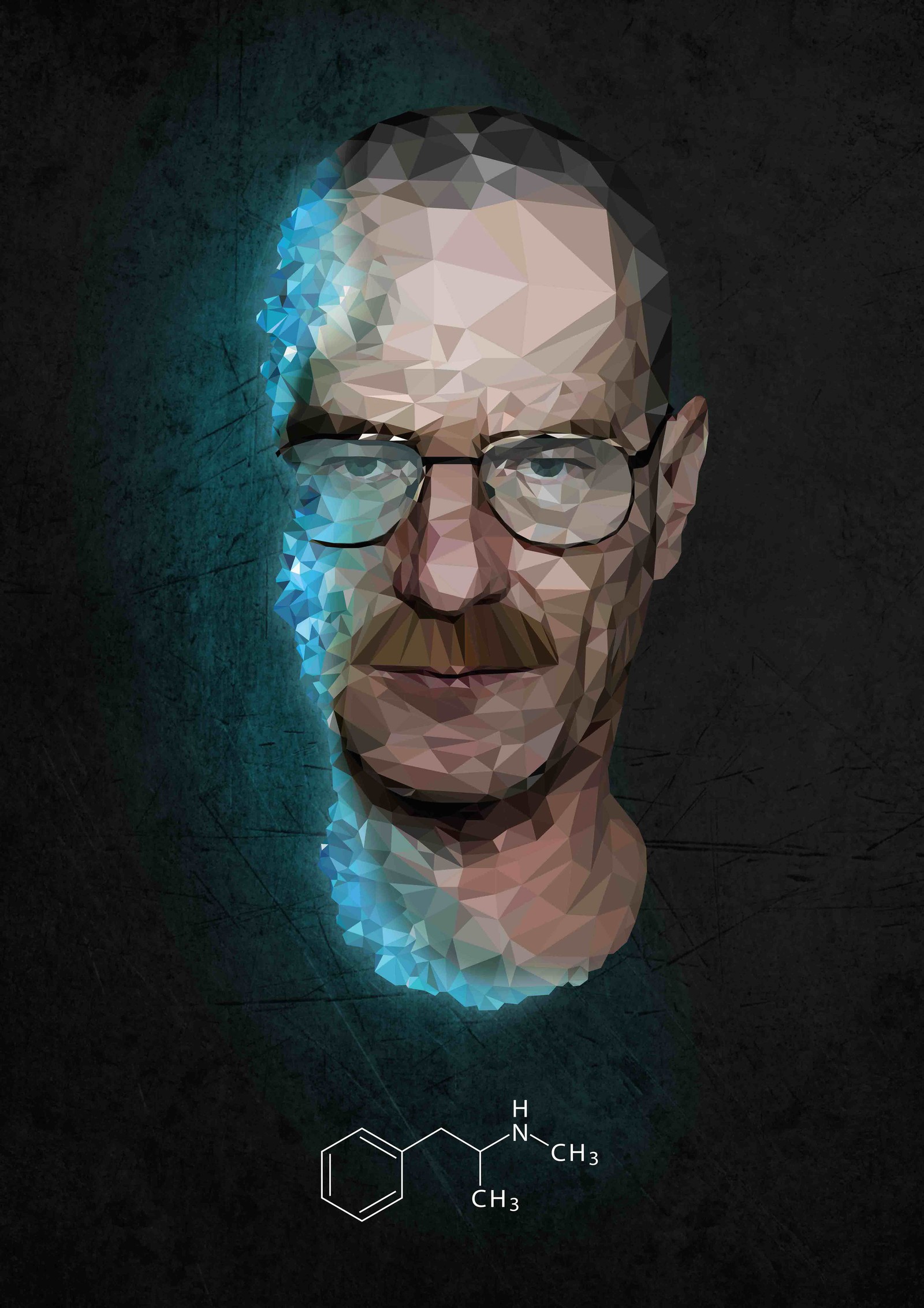 Um close em um homem com óculos e barba (walter white, jesse pinkman, breaking bad, rosto, cabeça)