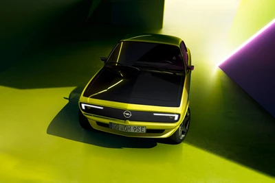 Opel Manta GSe Elektromod: A Bold Electric Concept Car in Striking Neon Colors