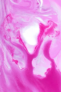 Sonhos lilás fluidos: redemoinhos abstratos em rosa e violeta