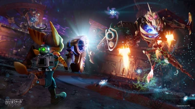 Эпическая битва в Ratchet & Clank: Rift Apart - потрясающий геймплей в 4K