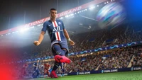 Kylian Mbappé in Action: FIFA 21 Football Gameplay