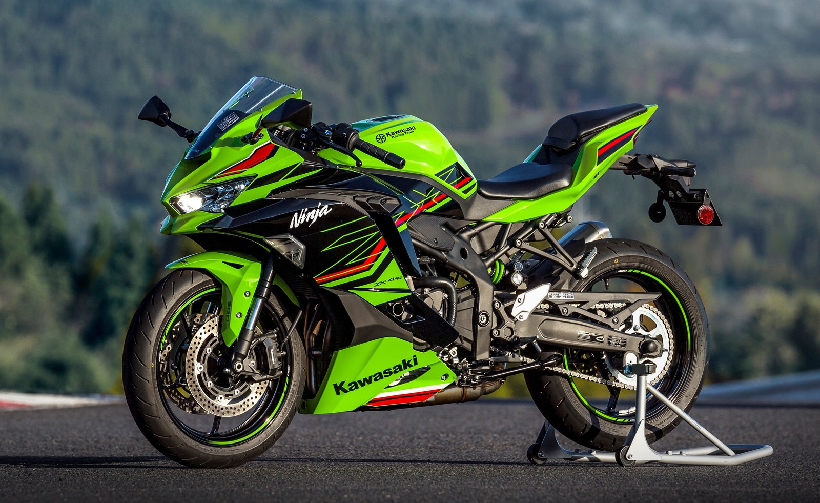 Baixar kawasaki ninja zx 4rr, motos esportivas, 2023, bicicletas, papel de parede 4k grátis