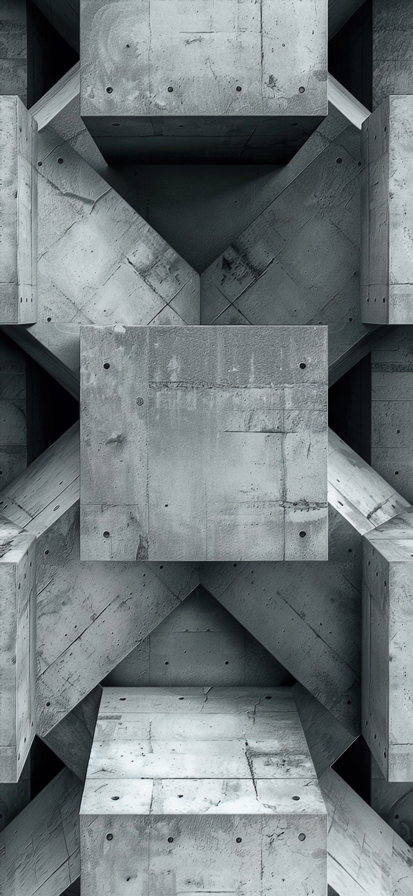 A close up of a concrete structure with a bench in the middle (hardwood, concrete, wood, rectangle, automotive tire)