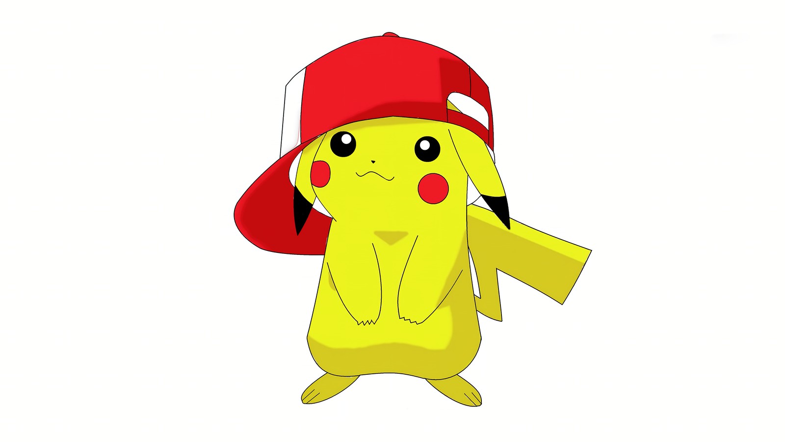 pikachu, drawing, minimal art, 5k, pokemon wallpaper