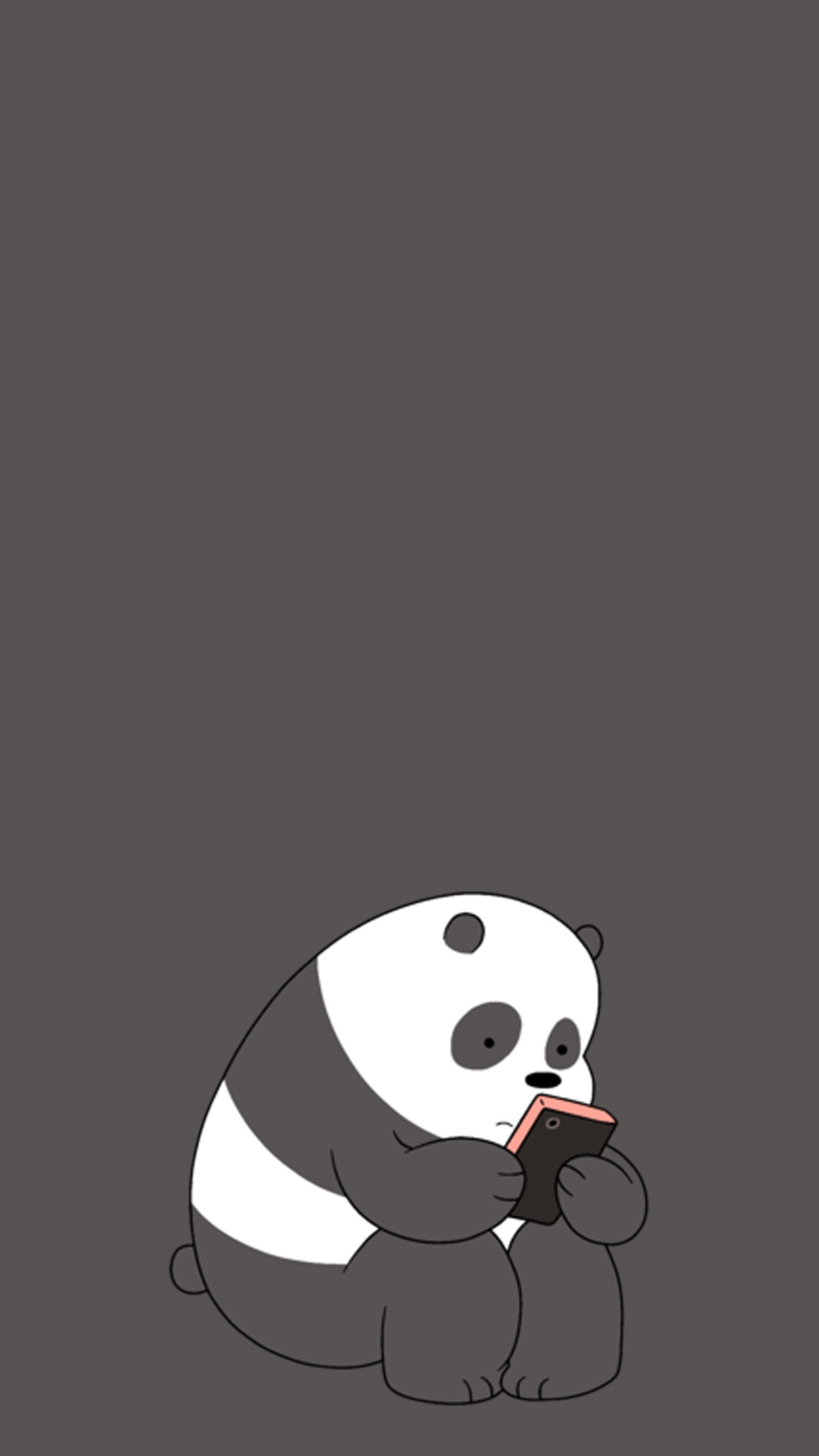 Panda de dibujos animados sentado en el suelo comiendo un trozo de comida (escandaloso, oso, panda, pardo, polar)