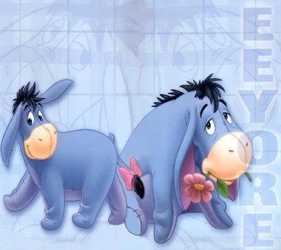 azul, eeyore, rosa