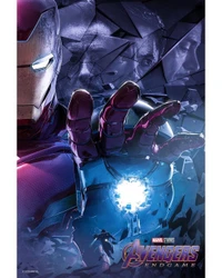 Iron Man verstärkt sich in der Kunst von Avengers: Endgame