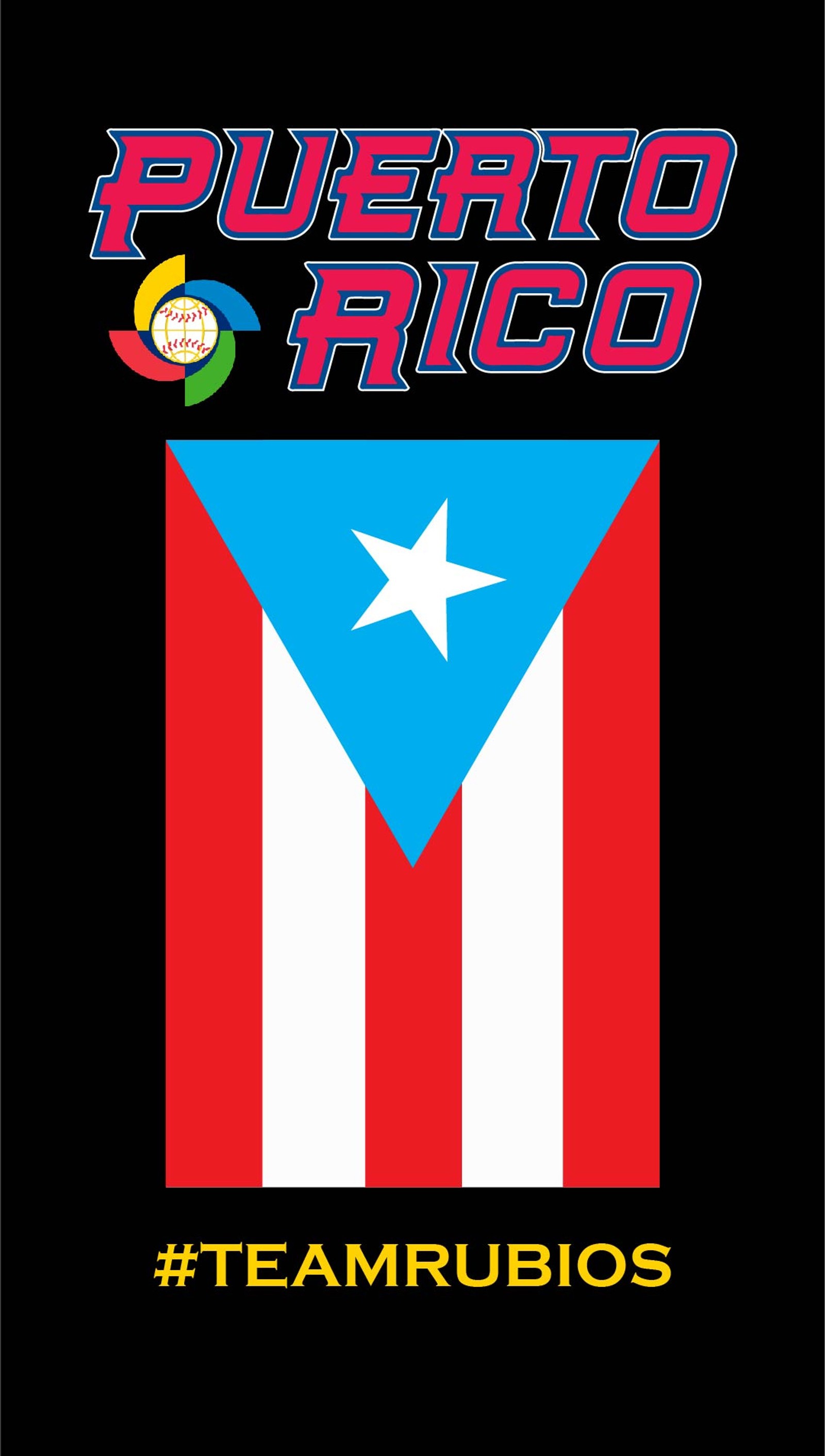 Descargar fondo de pantalla bandera, puertorico, teamrubios, wbc