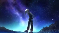 Yoh Asakura Under a Starry Sky: A Shaman King Journey