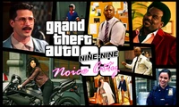 grand theft auto v, colagem, filme, arte, programa de televisão