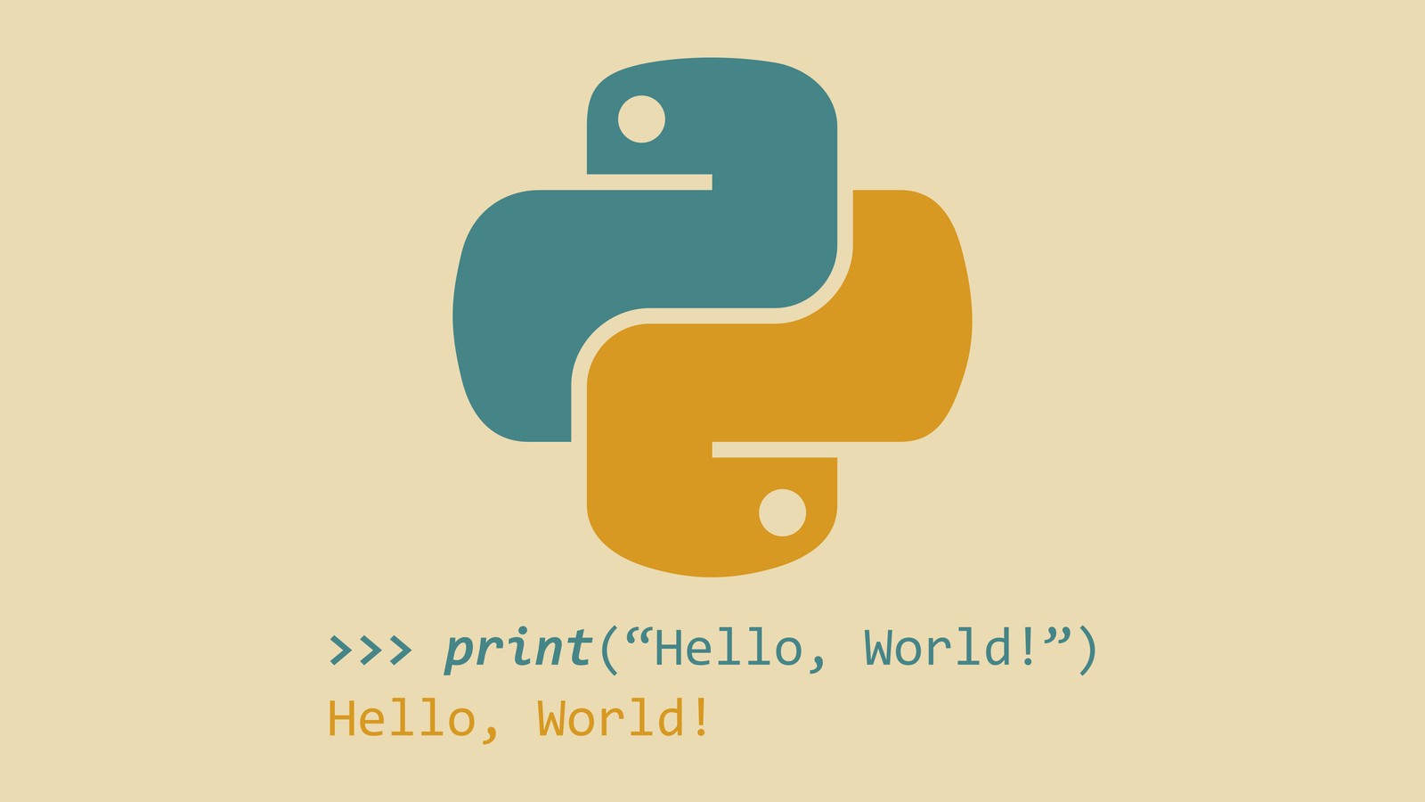 Computerbildschirm mit einem bild eines computers und einem text, der "hallo, welt" sagt (python, programmiersprache, sprache, stehend, java)