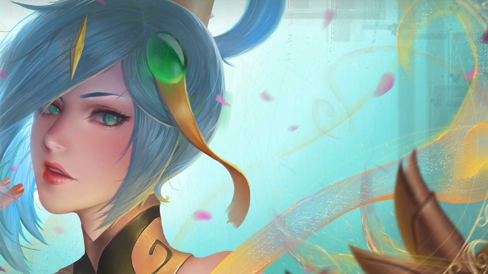 lux, lol, video game, league of legends, lunar empress wallpaper