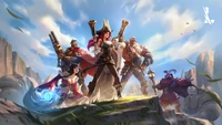 Campeões de League of Legends: Miss Fortune, Ahri, Graves, Braum e Jax se unem