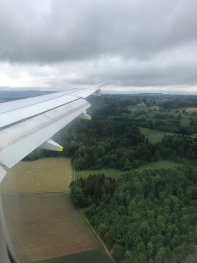 vuelo, avión, aviación, vista de pájaro, ciencia