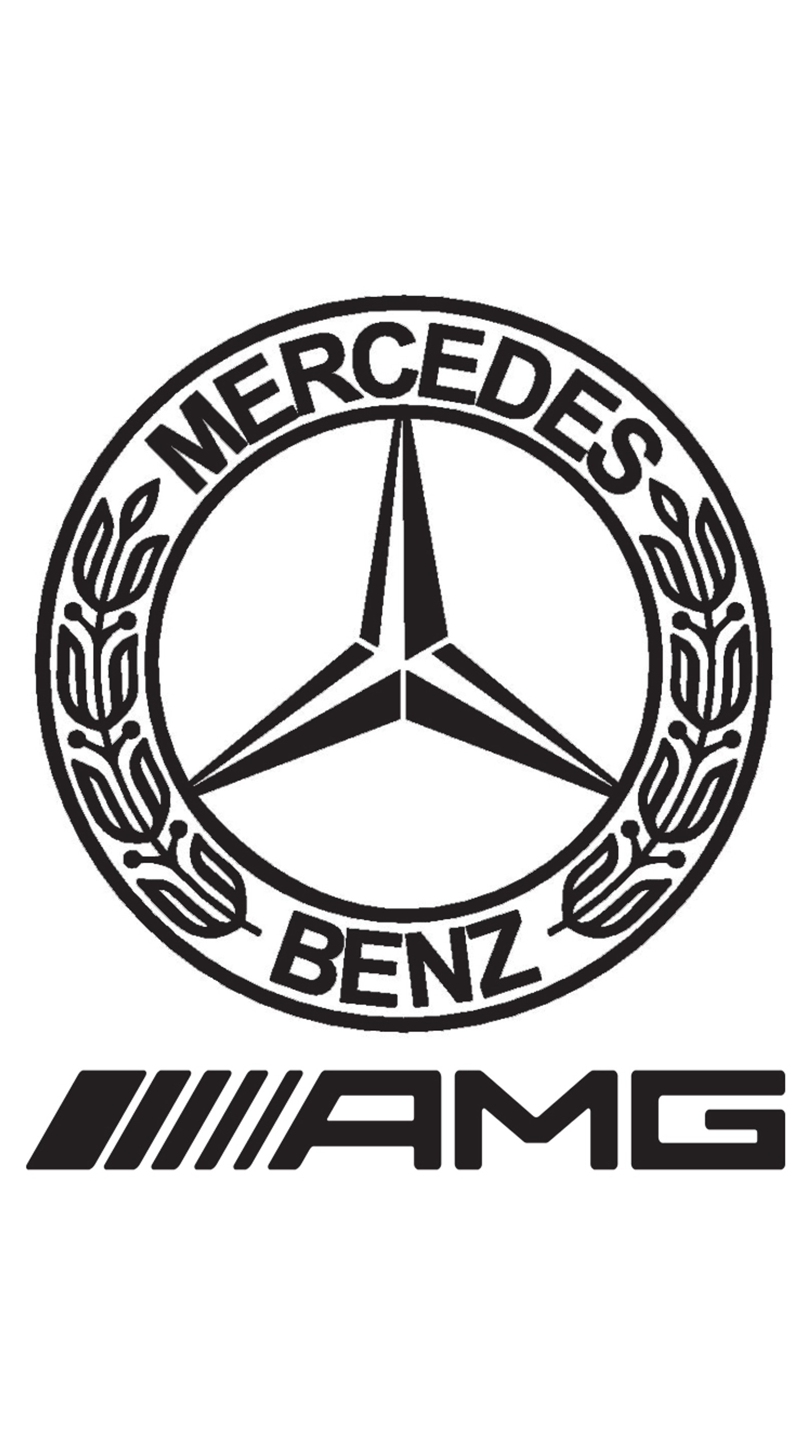 Fonds d'écran du logo mercedes benz (amg, mercedes, style, blanc)