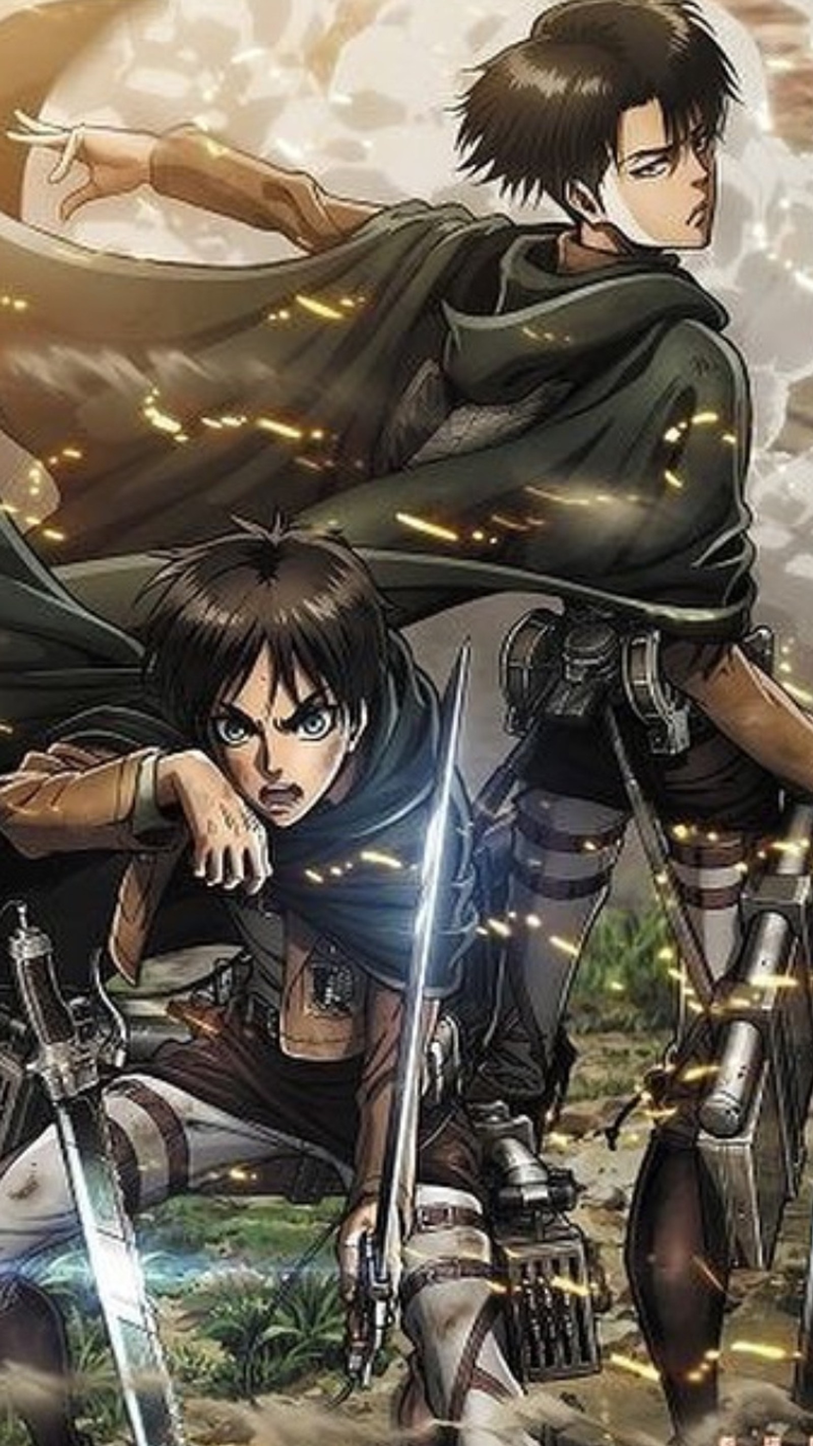 Ataque dos titãs, vol. 1 (titã, levi, attack on titan)