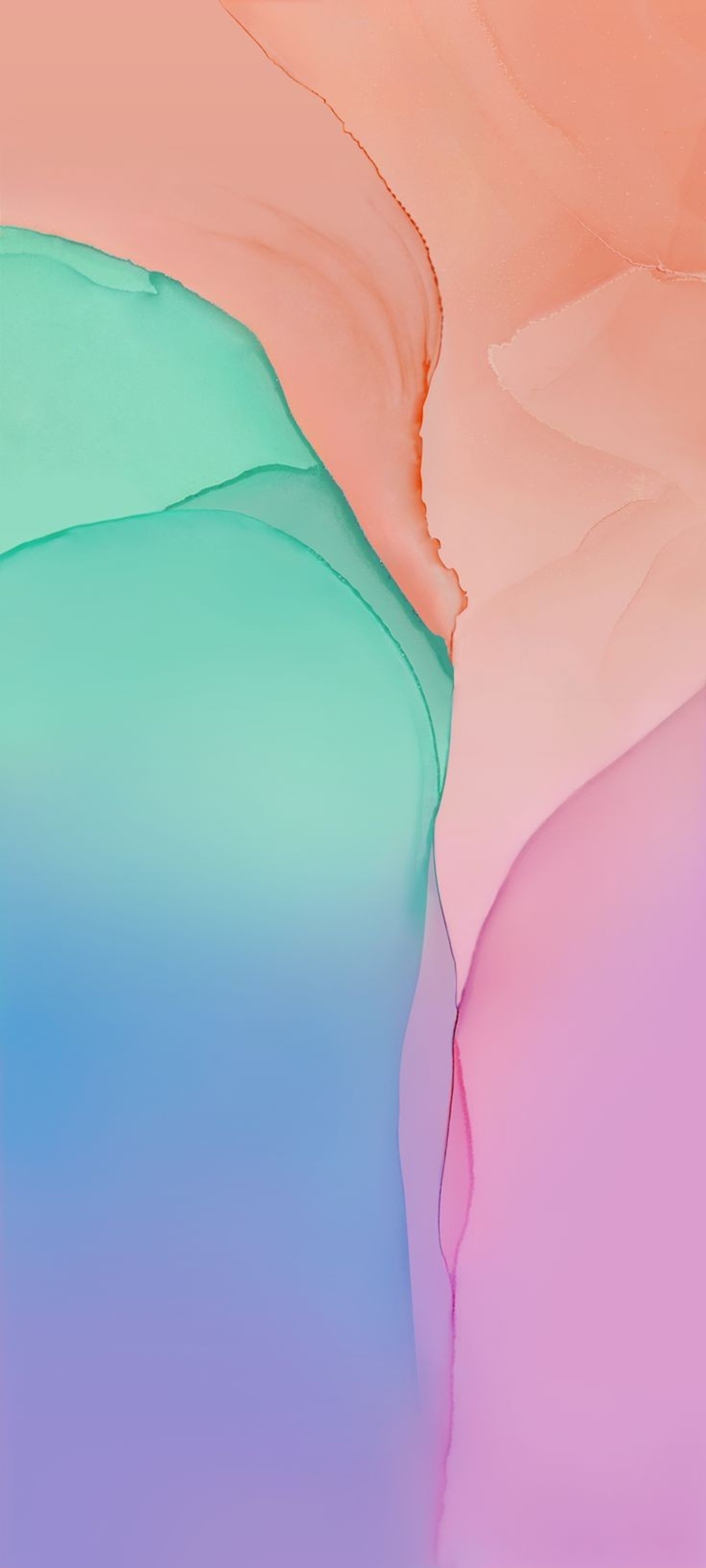 Um close de um fundo colorido com um design curvado (vivo, vivo s6)