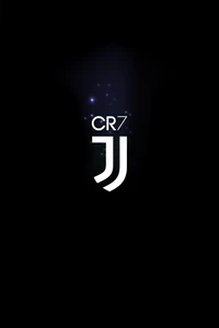 CR7 Juventus Galáxia - 4K Fundo Preto