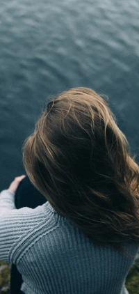 Contemplative Solitude by the Water