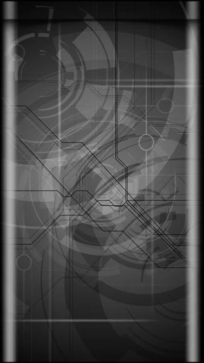 Abstract Gray Technology Background with Geometric Patterns and Lines