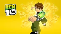 ben tennyson, ben 10, cartoon network, yellow background, movies