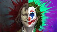 Dualität des Jokers: Ein Lächeln inmitten des Chaos